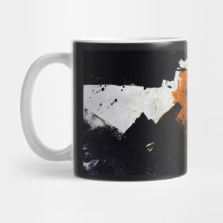 Minimal Orange on Black Mug